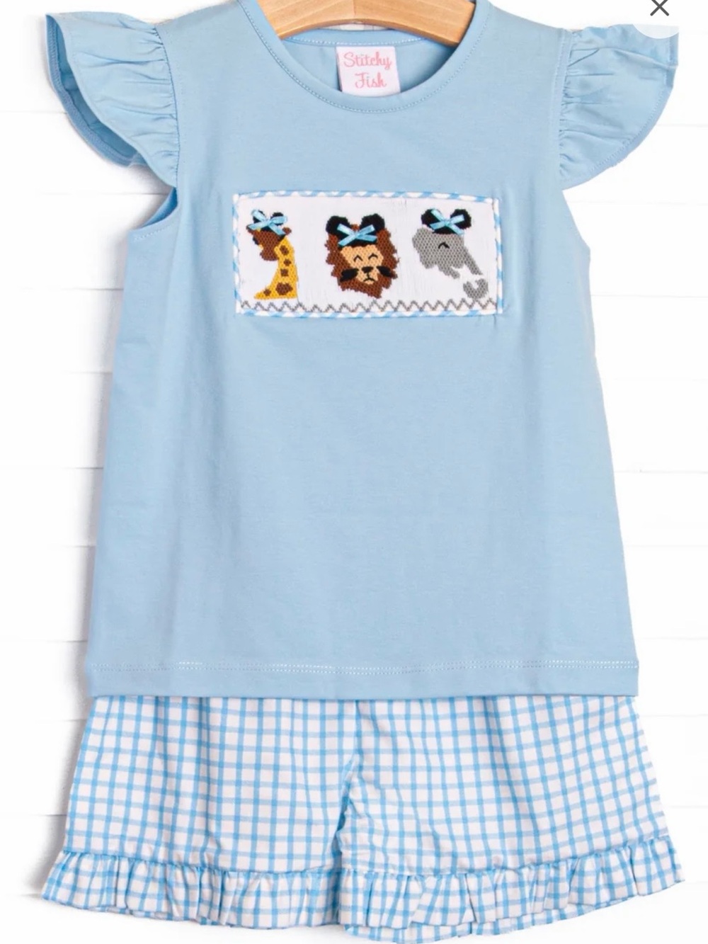 Stitchy Fish Jungle Jamboree Short Set